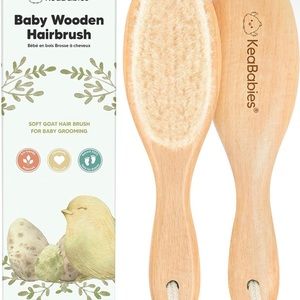 Keababies Baby Wooden Hairbrush